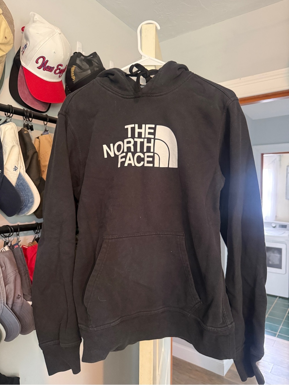 The North Face black hoodie